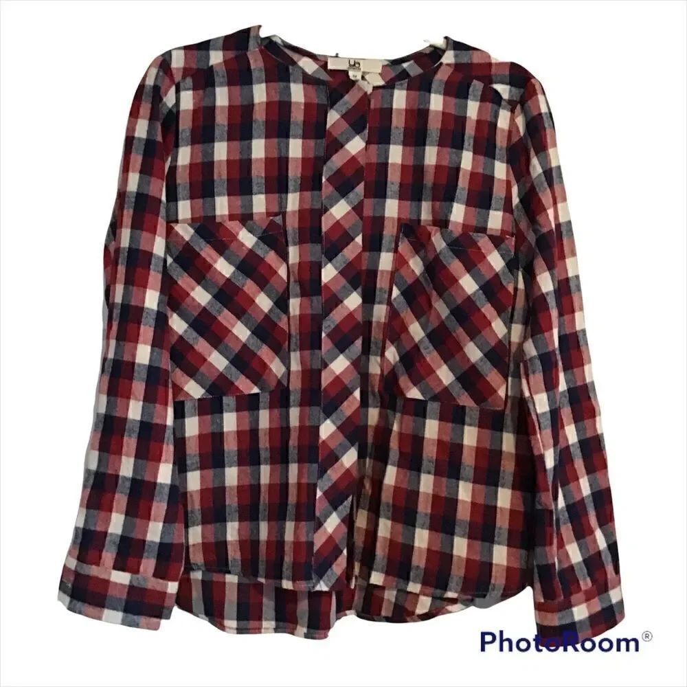 Ya Los Angeles Flannel Cardigan Style Top